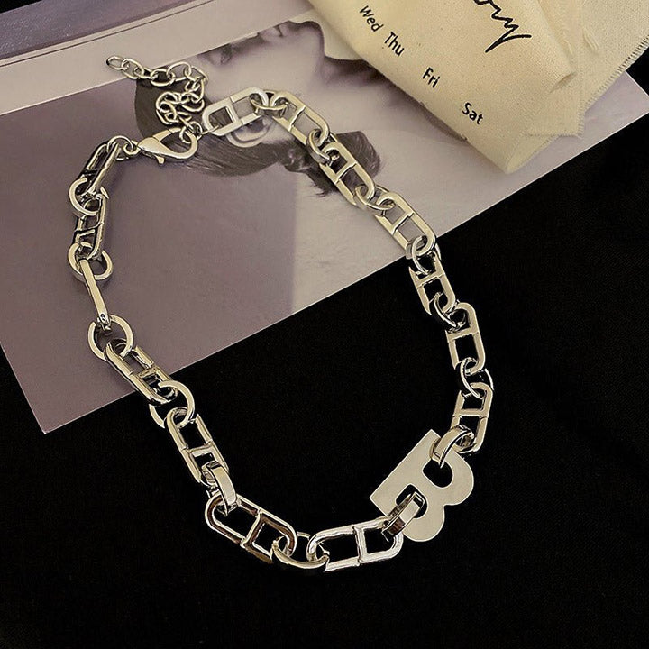 LEMANDIK Letter B Necklace Jewelry