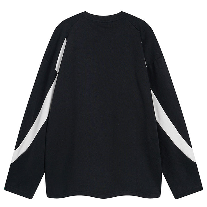 black racing sweatshirt