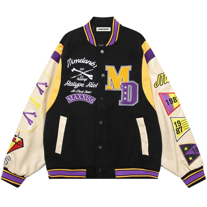 LEMANDIK® Heavy Industry Varsity Jacket Flock MDAN