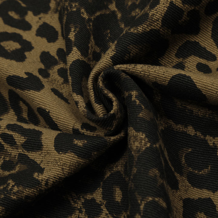 oversize leopard print jacket