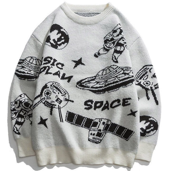 LEMANDIK® Crew Neck Sweater Space Station