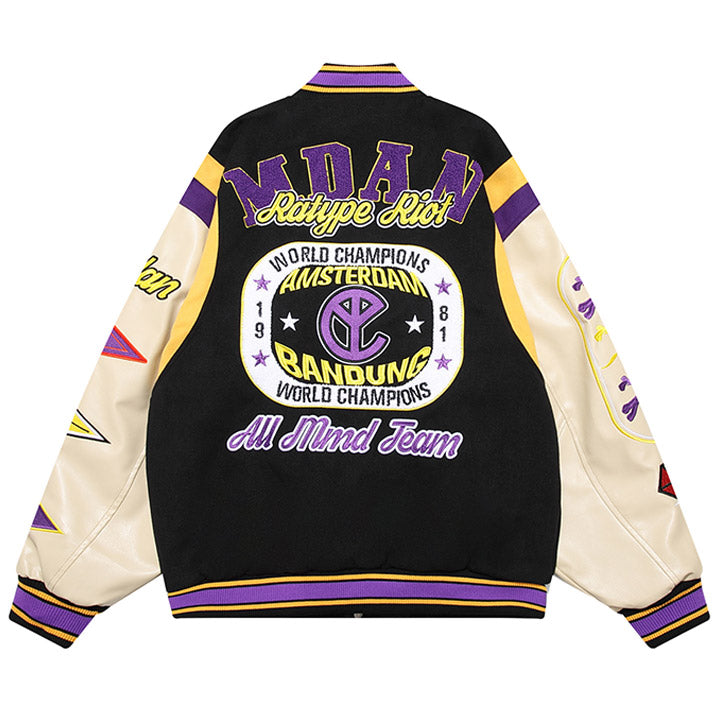 LEMANDIK® Heavy Industry Varsity Jacket Flock MDAN