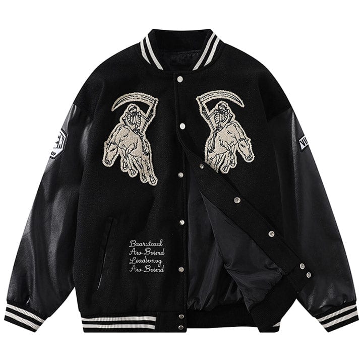 Grim Reaper Varsity Jacket