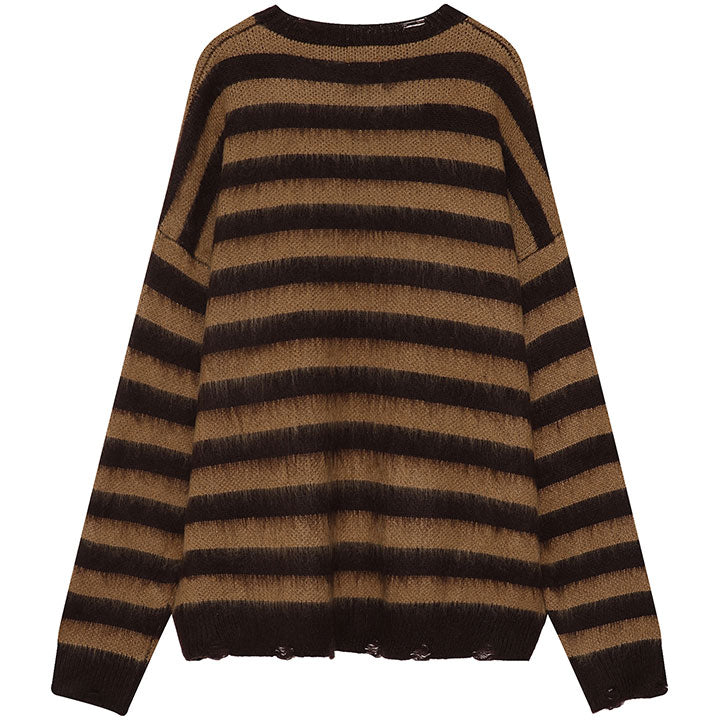 oversize butterfly knit sweater