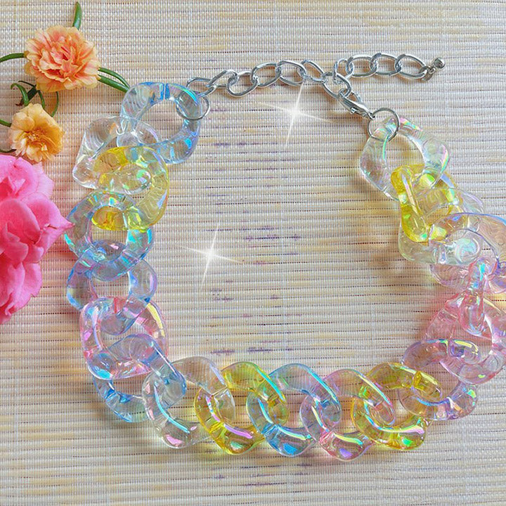 Colorful Acrylic necklace