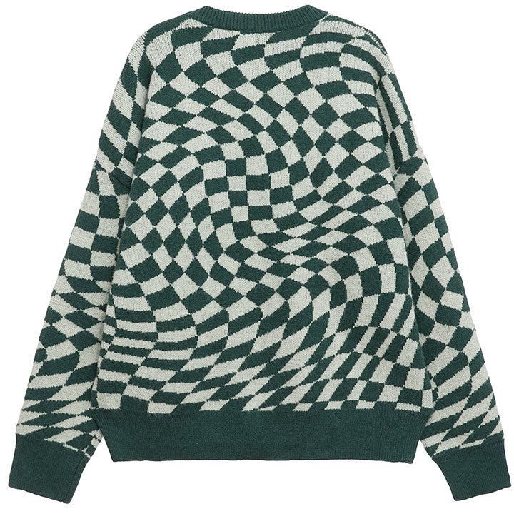 high street plaid pattern sweater