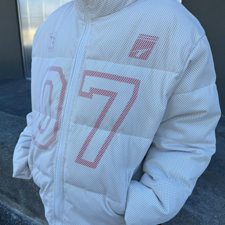 LEMANDIK® Mesh Jersey Puffer Jacket Number 07