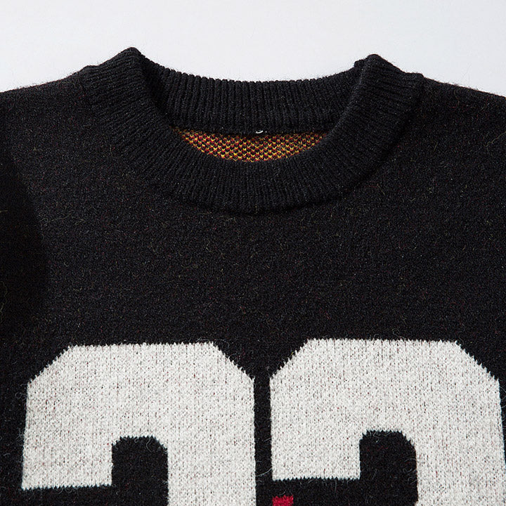 flame crew neck sweater