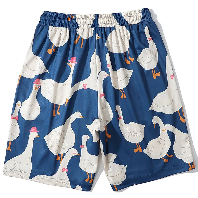 LEMANDIK® Full Goose Pattern Hawaii Shorts