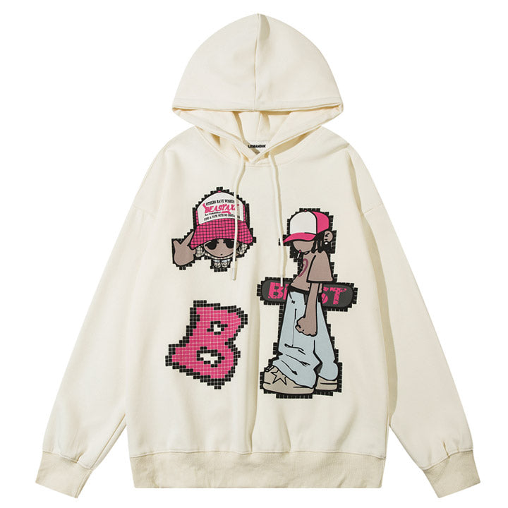 Y2K hip hop hoodie