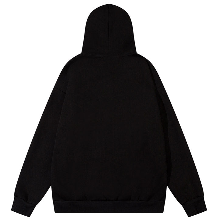 Harajuku pattern hoodie