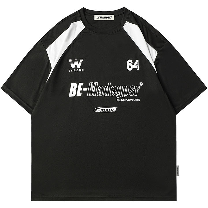 LEMANDIK® Oversize Jersey T-shirt Number 64