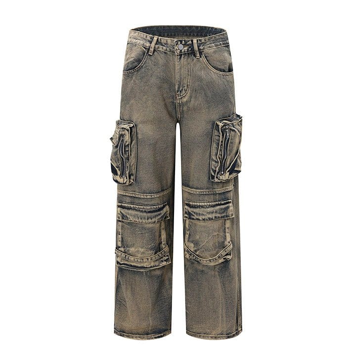 Wasteland Style Cargo Jeans