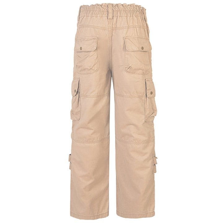 men khaki cargo jeans