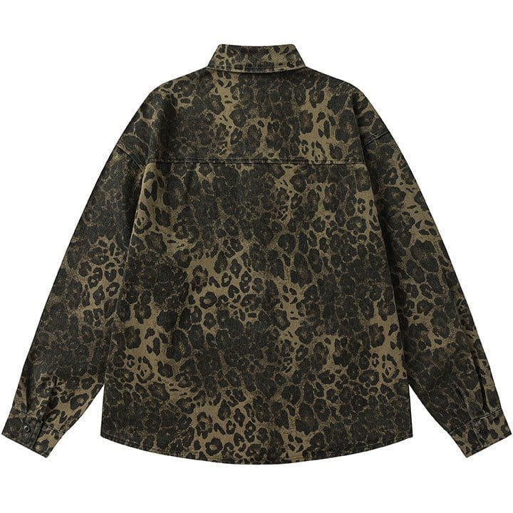 Unisex leopard print top