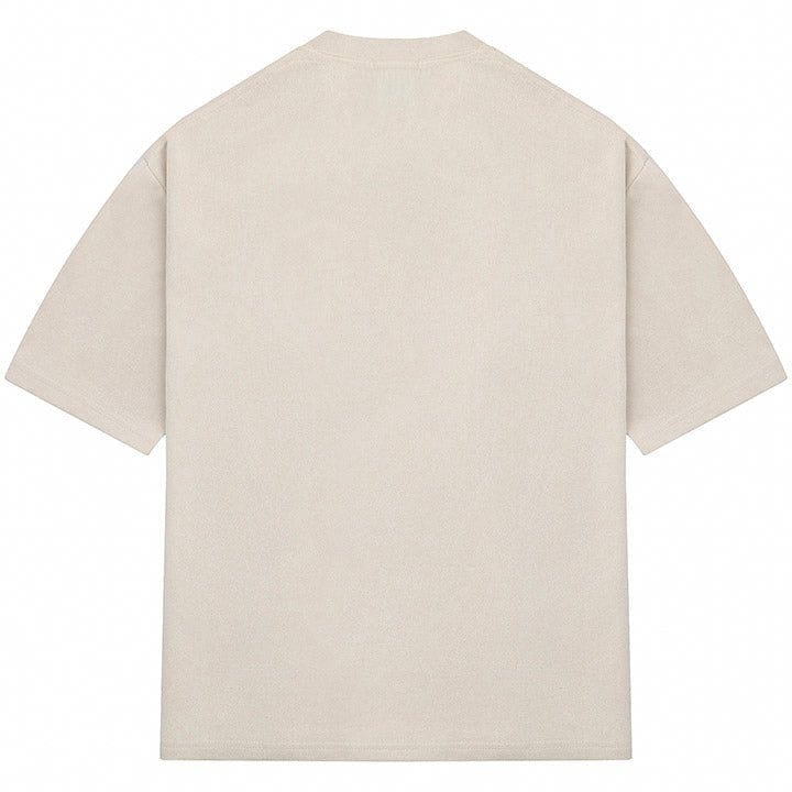 loose fit suede t - shirt