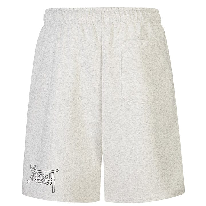 Y2K baggy cotton shorts