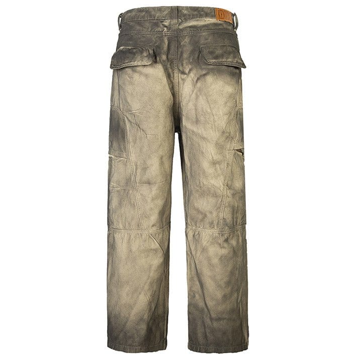 men's faded cargo pants