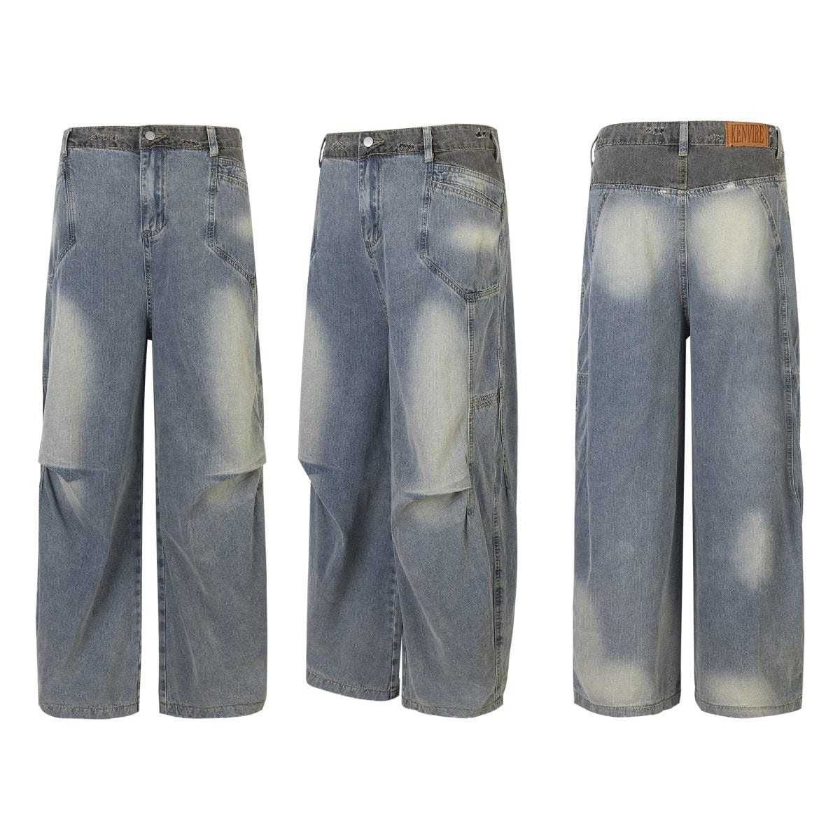 baggy denim jeans