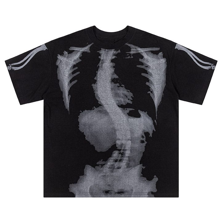 Abstract bone pattern T - shirt