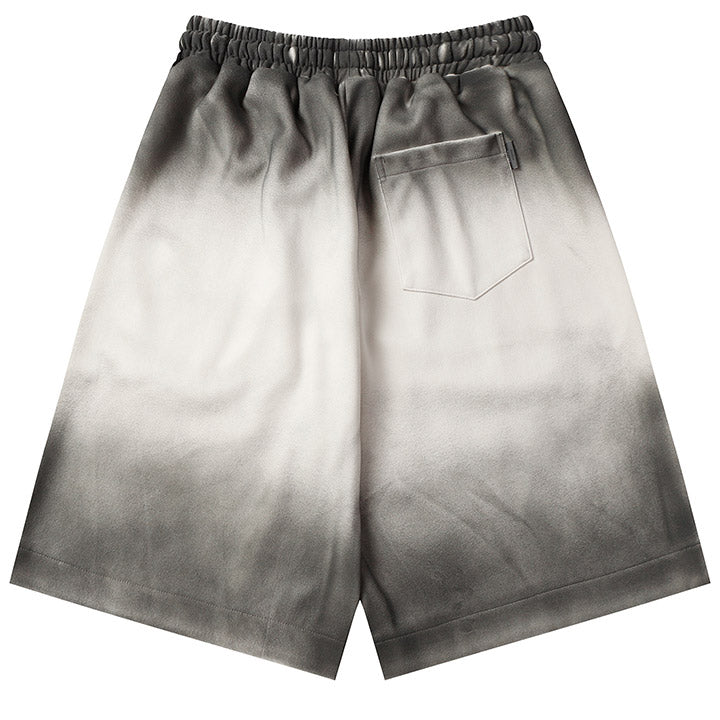 LEMANDIK® American Style Gradient Drawstring Shorts