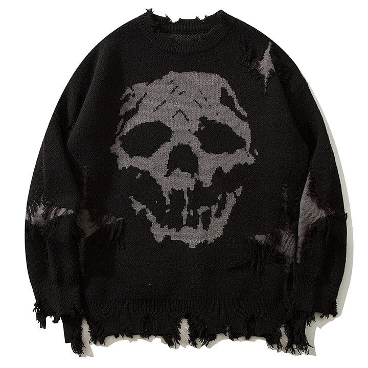 high street skull sweater