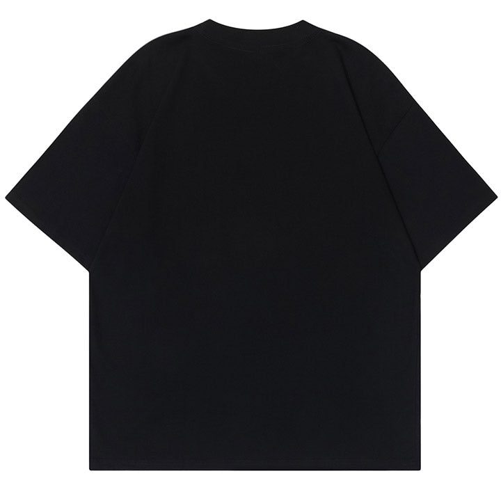LEMANDIK® Dark Style T-shirt Abstract Portrait
