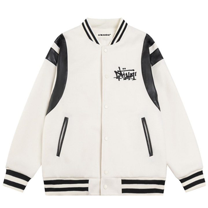 men's varsity jacket embroidery letter