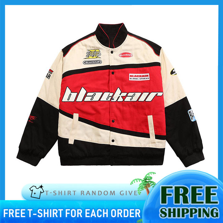 Lemandik Vintage Racing Jacke Blackair