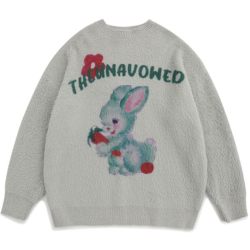 White on sale rabbit sweater